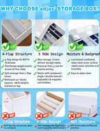 6-PACK 5 Row Trading Card Storage Box - Image 3