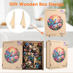 Mocfesk Puzzles for Adults, 500 Pieces Hummingbird Flower Wooden Puzzles - Image 7