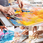 PHOENIX Stretched Canvas for Painting 8x8 Inch/7 Value Pack, 8 Oz Triple Primed - Image 6