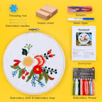 BERYA Embroidery Kit for Beginners, Flowers and Leaves Embroidery Practice Kit - Image 2