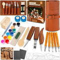Wood Carving Kit, Wood Whittling Kit by KKERNOWO
