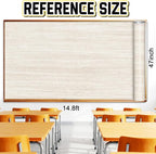 Inkspire Shiplap Bulletin Board Paper Roll, 14.8FTx47IN Large Reusable - Image 2