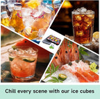 Tvmania Ice Cube Trays Set of 2, 15-Cube Silicone Molds - Image 6