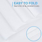 MYFAMIREA 16PCS Cross Stitch Fabric, 4 Sizes White Aida Cloth 14 Count Craft - Image 4