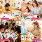22 PCS Paint Palettes for Kids, Plastic Paint Pallets - Image 6
