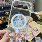 50Pcs Clear Gold Stamp Unicorn Stickers - Image 7