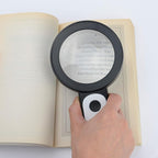 JMH Magnifying Glass with Light, Handheld Large Magnifying Glass 18LED Cold and - Image 8