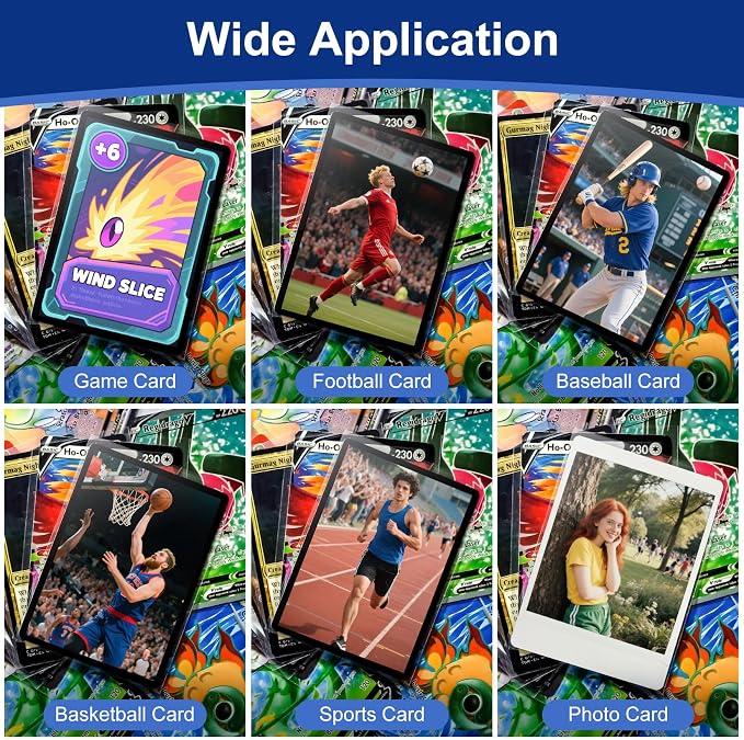 200 Pcs Soft Trading Card Sleeves, Top Loading Penny Card Sleeves - Image 6