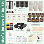 FAIRYELF Soy Candle Making Kit for Adults & Hot Plate, DIY Starter Supplies | - Image 2