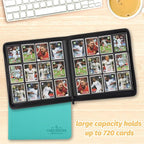 Trading Card Binder, Card Collection Binder Album Folder - Image 6