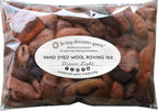 Wool Roving Hand Dyed. Super Soft BFL Combed Top Pre-Drafted - Image 2