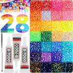 11000Pcs 5MM Rhinestones for Bedazzling Crafting, Bedazzler Kit by Worthofbest