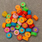 100pcs Duck Polymer Clay Spacer Beads - Image 4