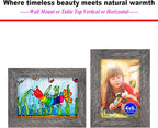 RPJC 4x6 Picture Frames Made of Solid Wood and High Definition Glass - Image 5