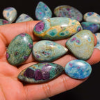 Natural Loose Gemstone 5 Piece Cabochons Lot Jewelry Making Loose Gemstone - Image 2