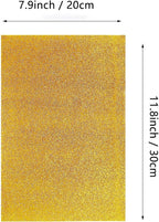 Jtnohx Glitter Felt Fabric, 8 x12 inches Felt Square Glitter - Image 5