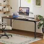 Huuger 78.7 Inch Office Computer Desk - Image 7