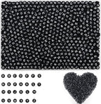 YMSDZHL Alphabet Beads A-Z 1300Pcs Letter Beads, Acrylic 4x7mm Round Letter by YMSDZHL