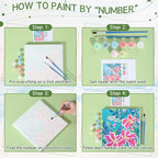 Nezyo 12 Sets Paint by Numbers Kit - Image 4