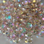 460Pcs 8mm Crystal Glass Beads for Jewelry Making Beads for Bracelets Necklace by Laopottbeads