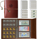 Coin Collection Book Holder for Collectors, 428 Pockets Coin Collection by Thankyouformakingourdesignsyourstory