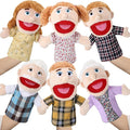 Lenwen 6 Pcs Family Hand Puppet Set Family Members Puppets by Lenwen