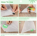 B bangcool DIY Kids Kite Kites Making Painting White Paper Blank Kites - Image 7
