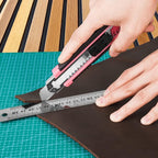 3-Pack Box Cutter, 18mm Wide Blade Utility Knife Retractable, Exacto Knife - Image 2