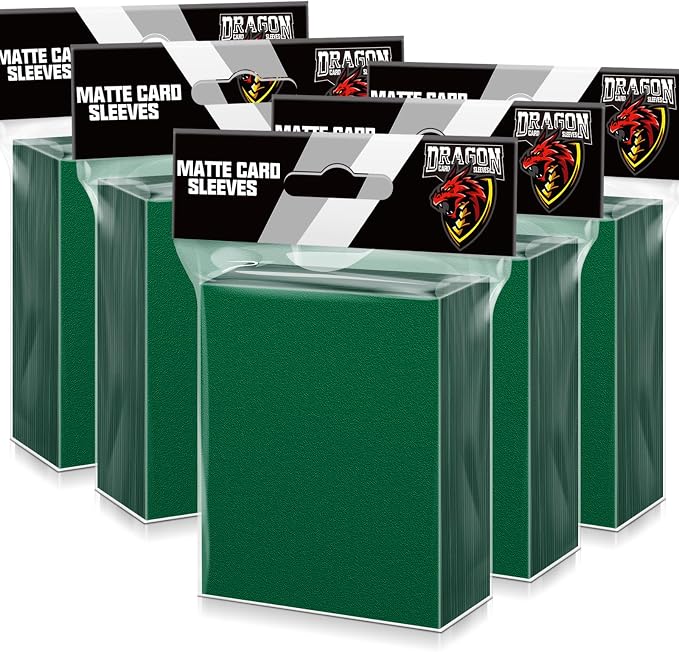 Kitoyz 500 Pcs Card Sleeves for Trading Card, Matte Card Sleeves Deck Card by Kitoyz