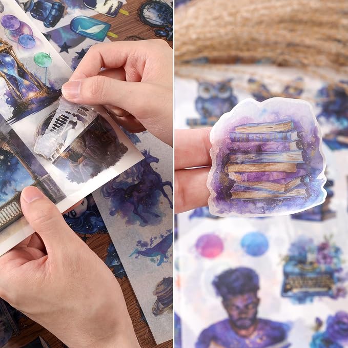 Fantasy Magic Scrapbook Stickers 20 Sheets 240 Pre-Cut Washi Stickers - Image 6