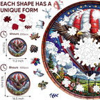 Reouinty Flower Eagle Wooden Puzzle - Image 2