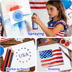 12 PCS Independence Day Stencils - Image 8