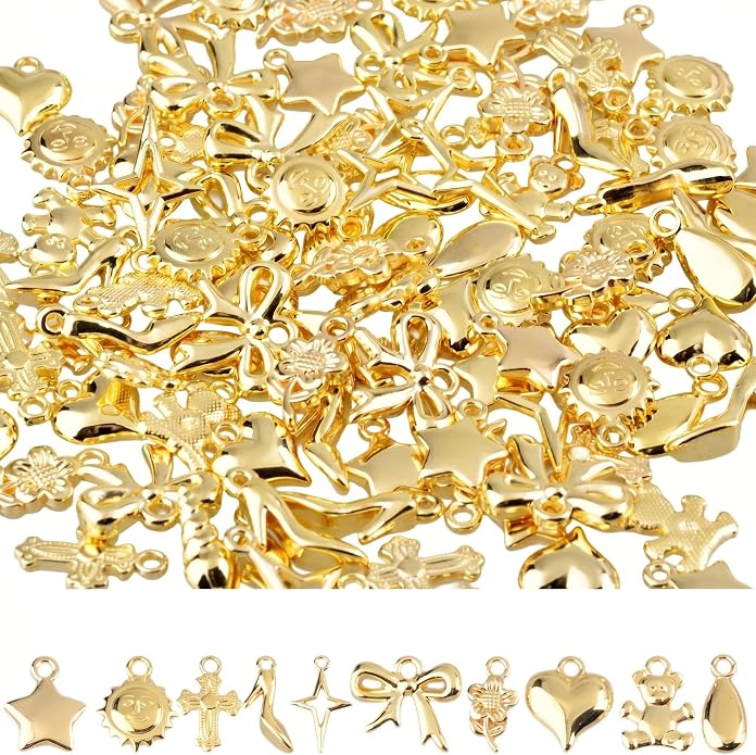KJML DIY Cute Keychain Charms Bulk 30pcs Pendant Bracelet Charms by KJMLDIY