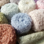 50g Soft Plush Wool Acrylic Fancy Loop Yarn - Image 4