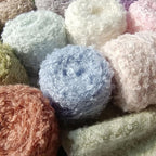 50g Soft Plush Wool Acrylic Fancy Loop Yarn - Image 4