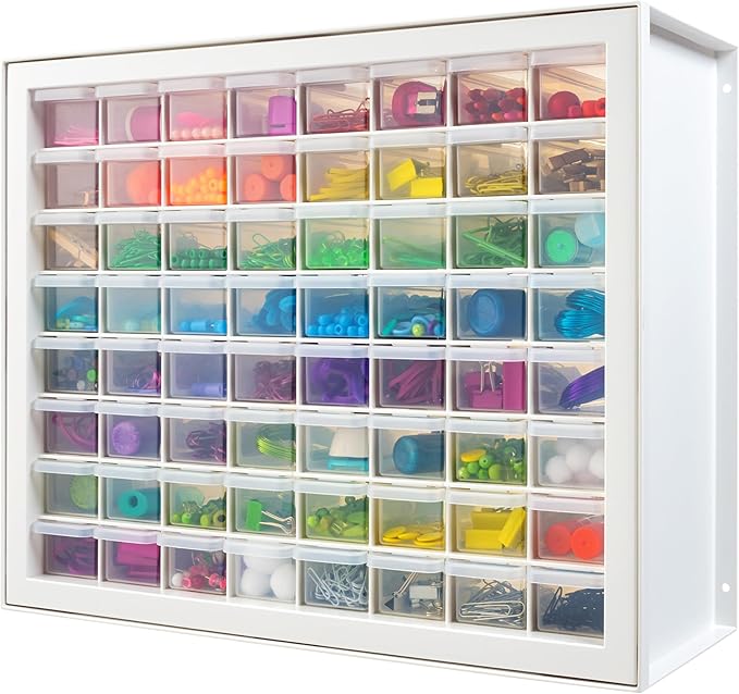 IRIS USA 64-Drawer Screw Organizer, Made in USA, Storage Chest by IRISUSA