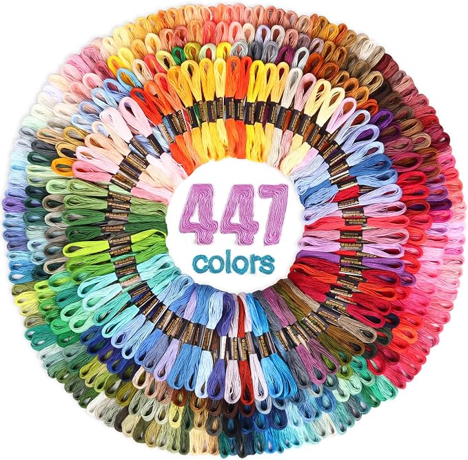 LOVIMAG Embroidery Thread Floss, 447p Colors, Sewing Kit | Friendship Bracelet by LOVIMAG