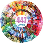 LOVIMAG Embroidery Thread Floss, 447p Colors, Sewing Kit | Friendship Bracelet by LOVIMAG