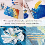 HARFINGTON Palette Knife Painting Tool 1.06" x 0.47" Stainless Steel Teardrop - Image 6