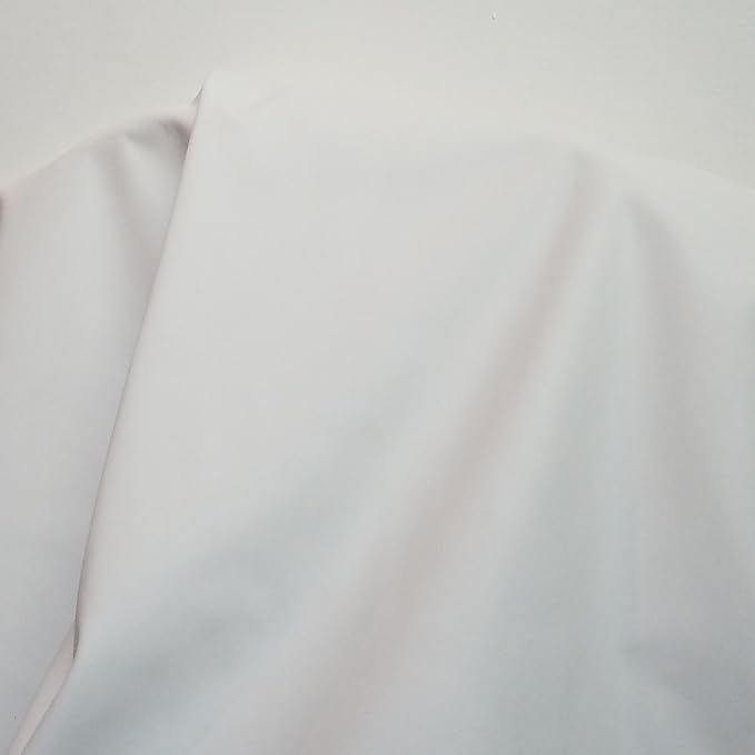 NAT Leathers | White Soft Faux Vegan Leather PU | 1 Yard Cut by the Yard | by NATLeathers