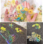 91 Pcs Homemade Bookmarks Kit, Colorful Sprout Bookmark and Pressed Flower - Image 5