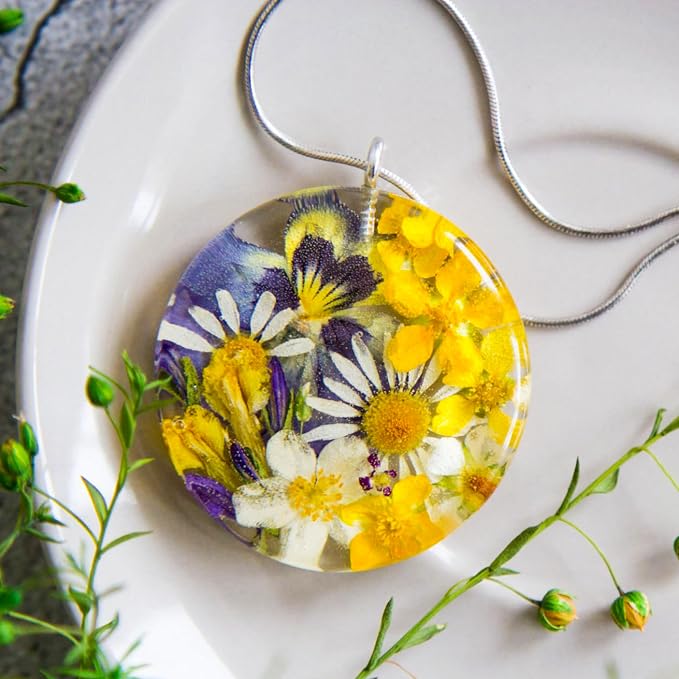25PCS Dried Violet Flower, Natural Pressed Colorful Real Dry Petals Flowers - Image 7