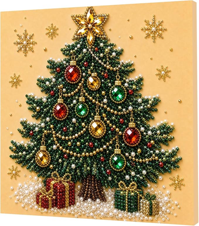 POETRYDRAW Christmas Decor Snowman Pearl Art Kit - Image 6