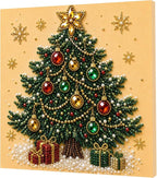 POETRYDRAW Christmas Decor Tree Snowy Pearl Art Kit by POETRYDRAW