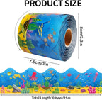 69Ft Ocean Bulletin Board Borders Summer Under The Sea Trimmer Stickers Fish - Image 2