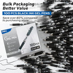 deli Gel Pens, Medium Point Pen 0.7mm, Smooth Writing, Fast Dry, No Bleed - Image 2
