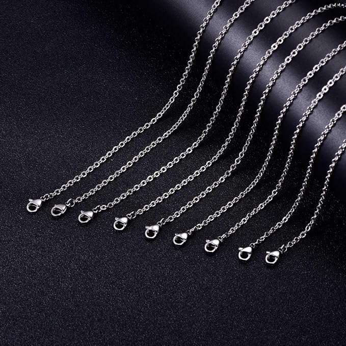 30 Pack 16 Inch Necklace Chain Stainless Steel Link Cable Chain Necklace - Image 6