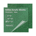 Glitter Acrylic Sheets 12 x 12 inch 1/8" Thick by gdhwcxl