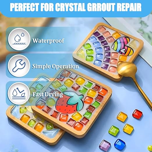 Mosaic Crystal Grout, Mosaics Tile Tools, Mosaic Tile Accessories – Essential - Image 2