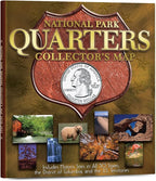 Whitman Coin Collector’s Board Coin Map US National Parks Quarter Series 2010 – by Unknown
